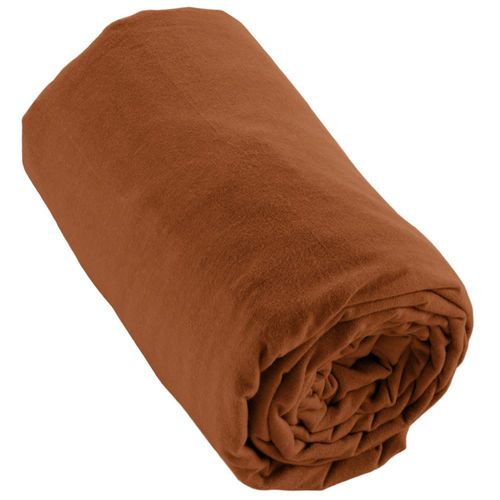 Drap Housse Flanelle De Coton Uni 160x200 +30 Cm