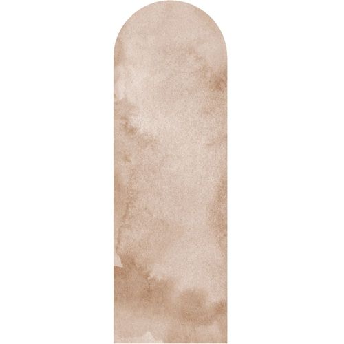 Papier Peint arche marron terre d'orient aquarelle 140x45cm