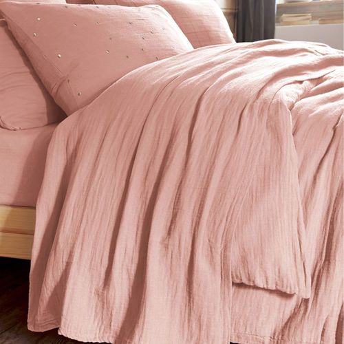 Drap Plat Gaze De Coton Uni 270x300 Cm