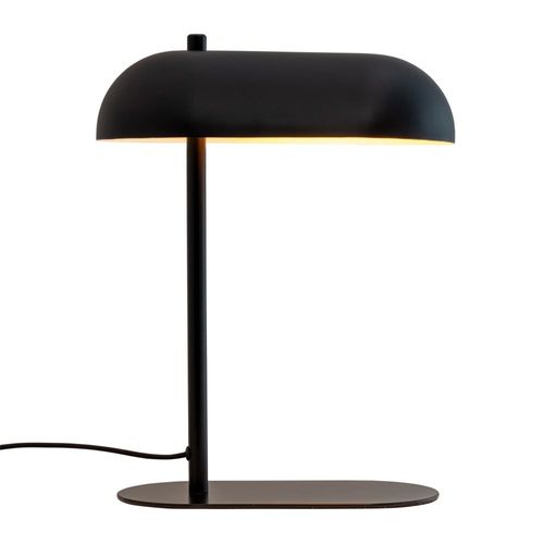 Lampe À Poser En Métal Noir