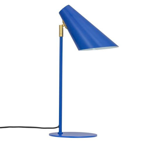 Lampe À Poser En Métal Bleu Mat