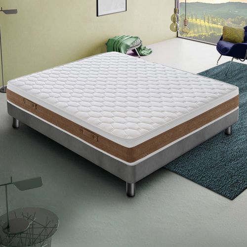 Matelas ressorts ensachés et mémoire de forme 140x200 epaisseur 23 cm