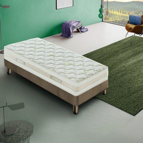 Matelas en mousse mémoire de forme 90x200 epaisseur 25 cm, 5 couches