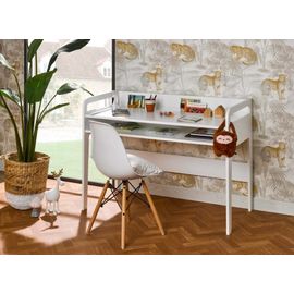 Bureau Enfant À Casier Blanc