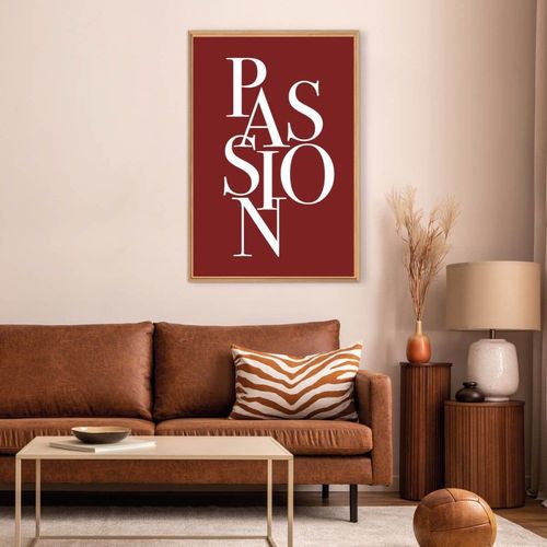 Tableau mural encadré passion 65x97