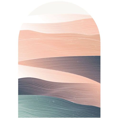 Papier Peint arche coucher de soleil 85x60cm