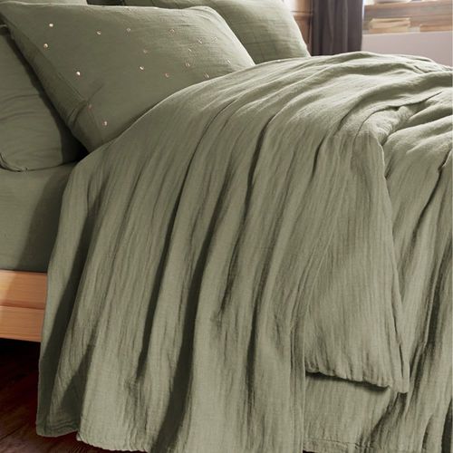 Drap Plat Gaze De Coton Uni 240x300 Cm
