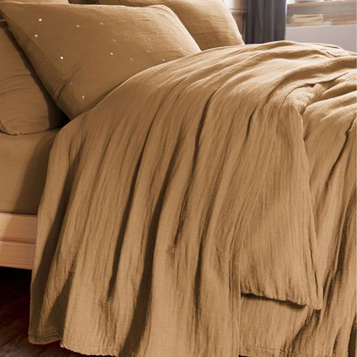 Drap Plat Gaze De Coton Uni 240x300 Cm