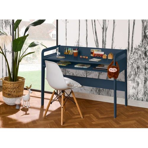 Bureau Enfant À Casier Bleu