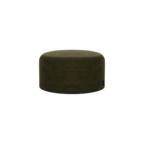 Tabouret Rond En Fibres Synthétiques, Petit, Olive