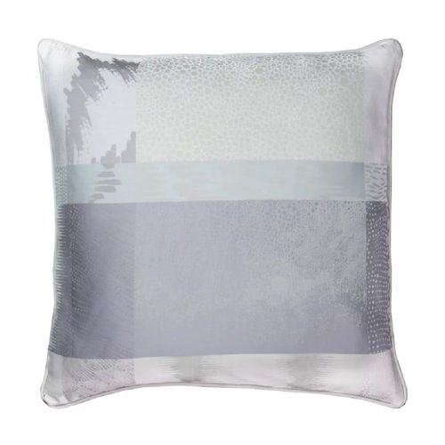 Housse De Coussin Pur Coton Gris 40x40 Cm