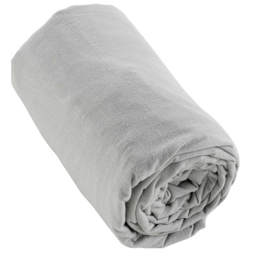 Drap Housse Flanelle De Coton Uni 160x200 +30 Cm