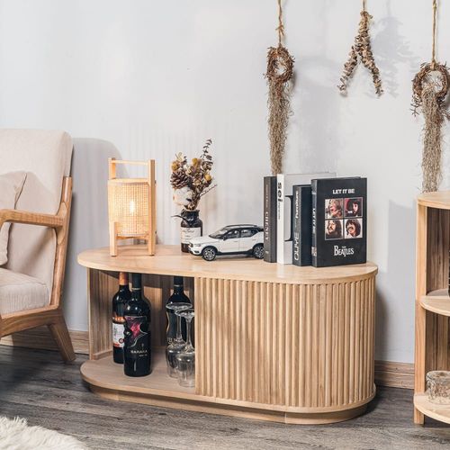 Table Basse Avec Rangement En Frêne