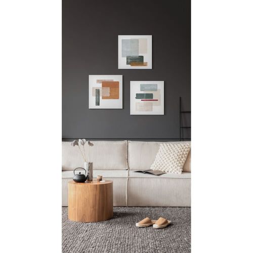 Tableau sur toile formes colorées 45x45
