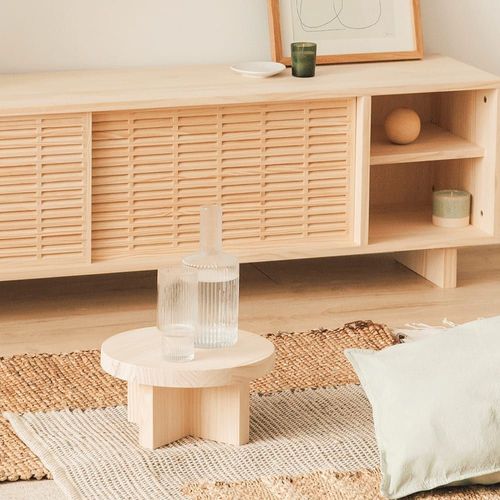 Petit Tabouret En Bois Massif Naturel 15 Cm Non Verni