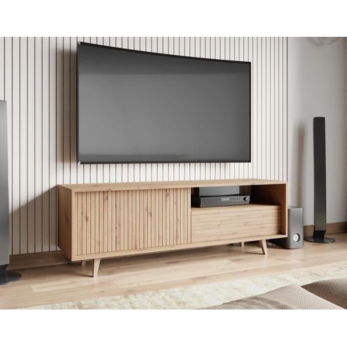 Meuble Tv Style Scandinave 152 Cm Bois