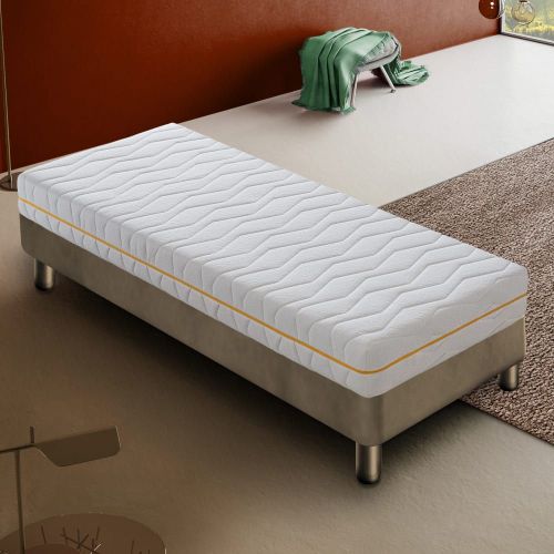Matelas en mousse 90x200 epaisseur 20 cm, housse amovible