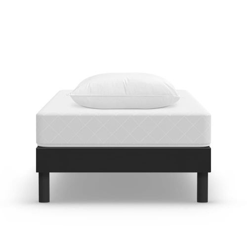 Ensemble Matelas Mousse Mémoire de forme Sommier 1P Oreiller 90x200cm