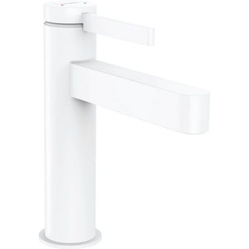 Hansgrohe - HANSGROHE Mitigeur de lavabo 110 avec tirette et vidage Finoris blanc mat  - Blanc