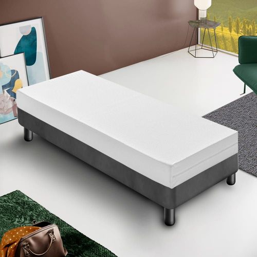 Matelas en mousse 90x200 epaisseur 14 cm, housse amovible