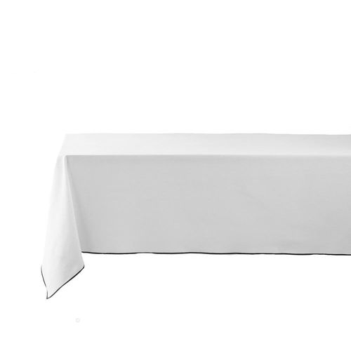 Nappe Rectangulaire En Coton Recyclé Blanc 140 X 240 Cm