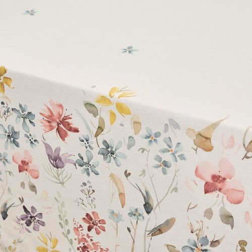Nappe Enduite Anti-Taches En 100% Coton Multicolore 155x155 Cm