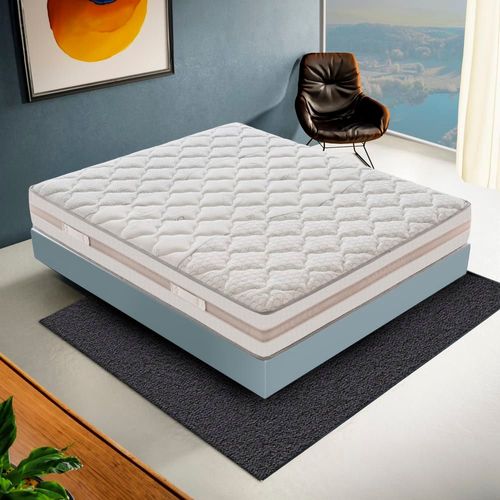 Matelas ressorts ensachés et mémoire de forme 180x200 epaisseur 25 cm