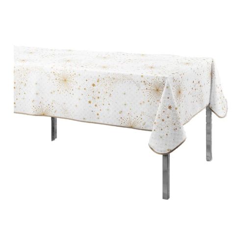 Nappe Rectangle Antitache Illumination Blanc 150 X 300 Cm