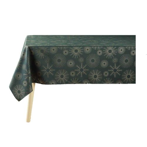 Nappe rectangle antitache feux d'artifice vert 150 x 240 cm