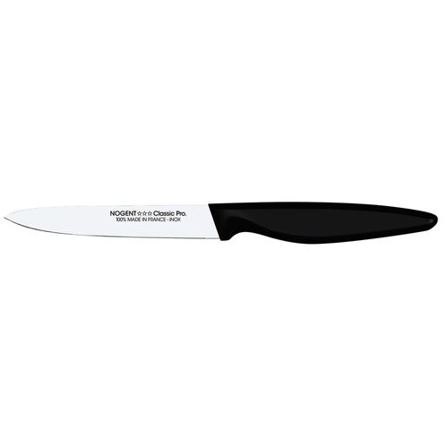 Couteau Office Lame Lisse 11 Cm Noir En Inox