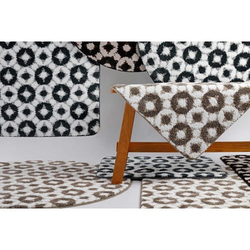 Tapis de bain Gris avec impression numérique 60x100