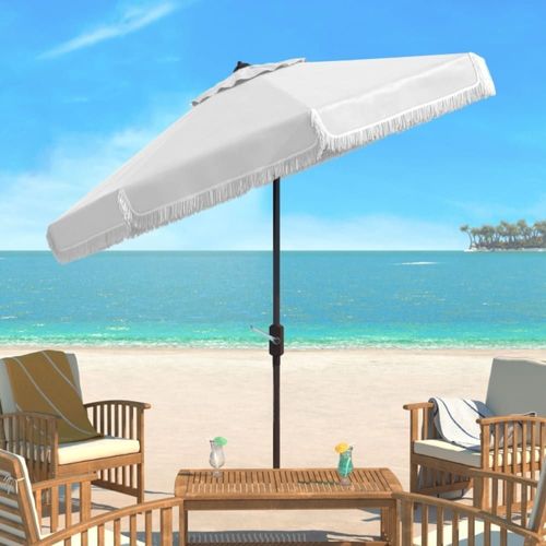 Parasol En Métal Blanc