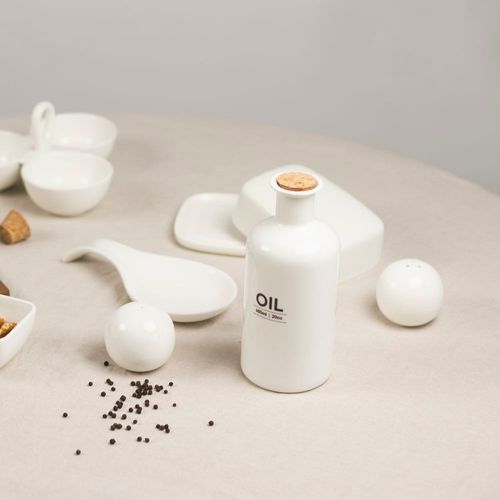 Poivrier Et Salière Set Blanc