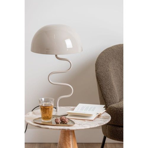 Lampe De Table Fer Gris 31x31x54cm