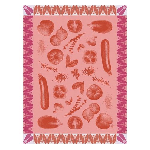 Torchon En Coton Tomate 60 X 80