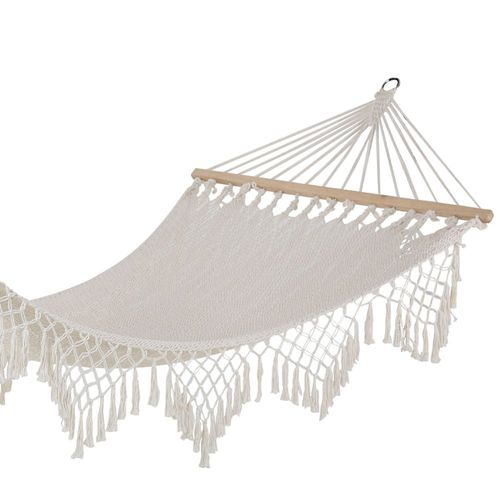 Hamac Macramé Blanc 100x260cm