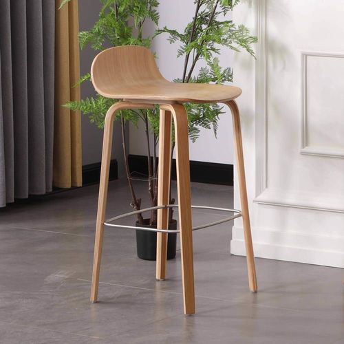 Chaise Haute En Contreplaqué Chêne Naturel