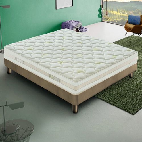 Matelas en mousse mémoire de forme 140x190 epaisseur 25 cm, 5 couches