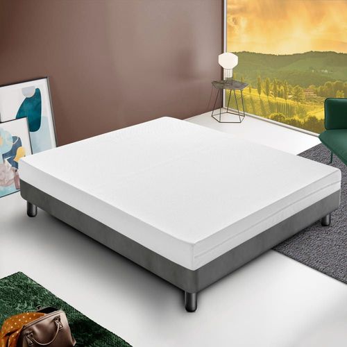 Matelas en mousse 120x190 epaisseur 14 cm, housse amovible