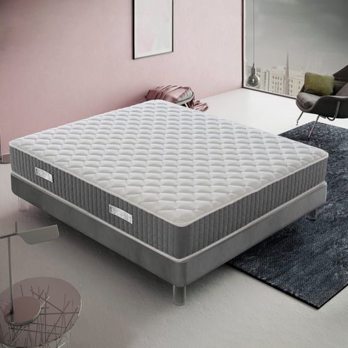 Matelas ressorts ensachés et mémoire de forme 160x190 épaisseur 22 cm