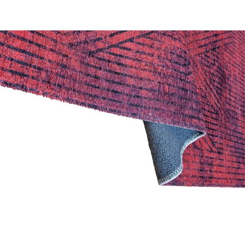 Tapis Coton Rouge 80 X 150 Cm