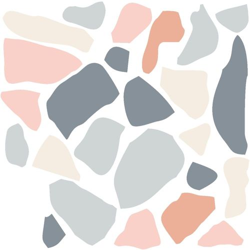 Papier Peint terrazzo 90x90cm