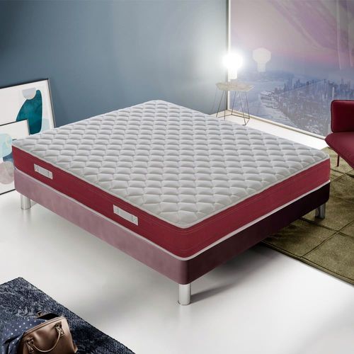 Matelas à ressorts ensachés 200x200 épaisseur 21 cm