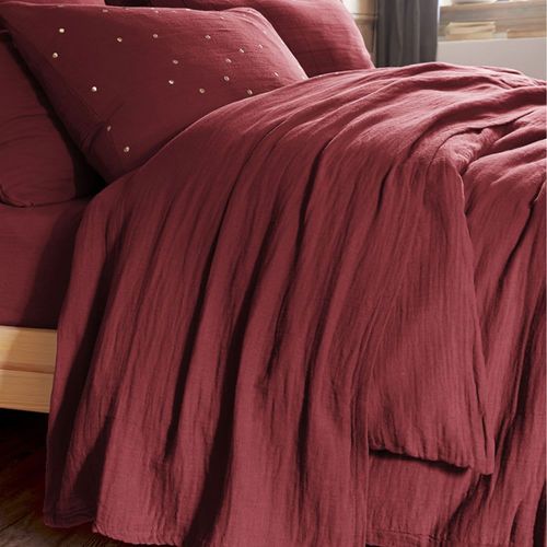 Drap Plat Gaze De Coton Uni 270x300 Cm