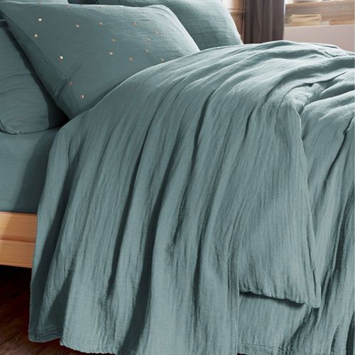 Drap Plat Gaze De Coton Uni 270x300 Cm
