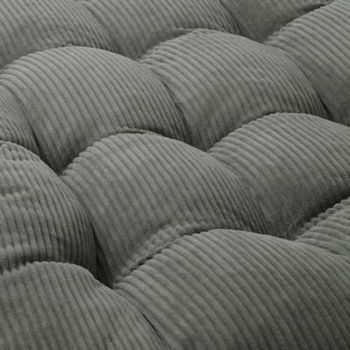 Matelas futon 140x190 cm gris foncé
