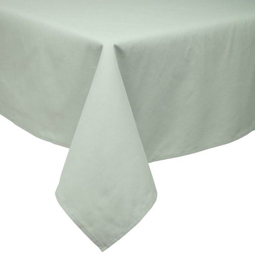 Nappe En Coton Traitee Teflon Vert Sauge 160x240