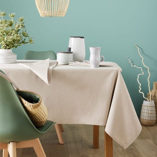 Nappe En Coton Ronde Traitee Teflon Sarrasin 180x180