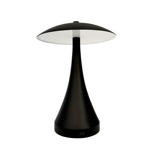 Lampe À Poser En Métal Noir