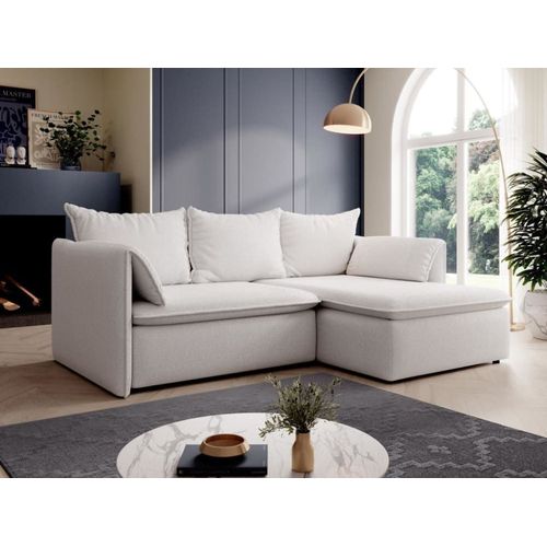 Canapé D'angle 4 Places Beige